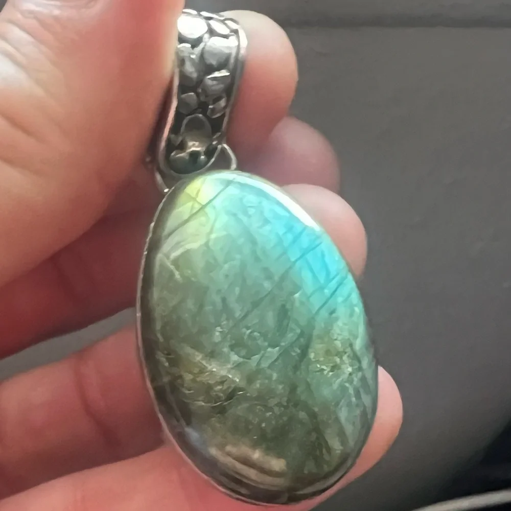 Beautiful Labradorite 925 silver - Picture 1 of 2